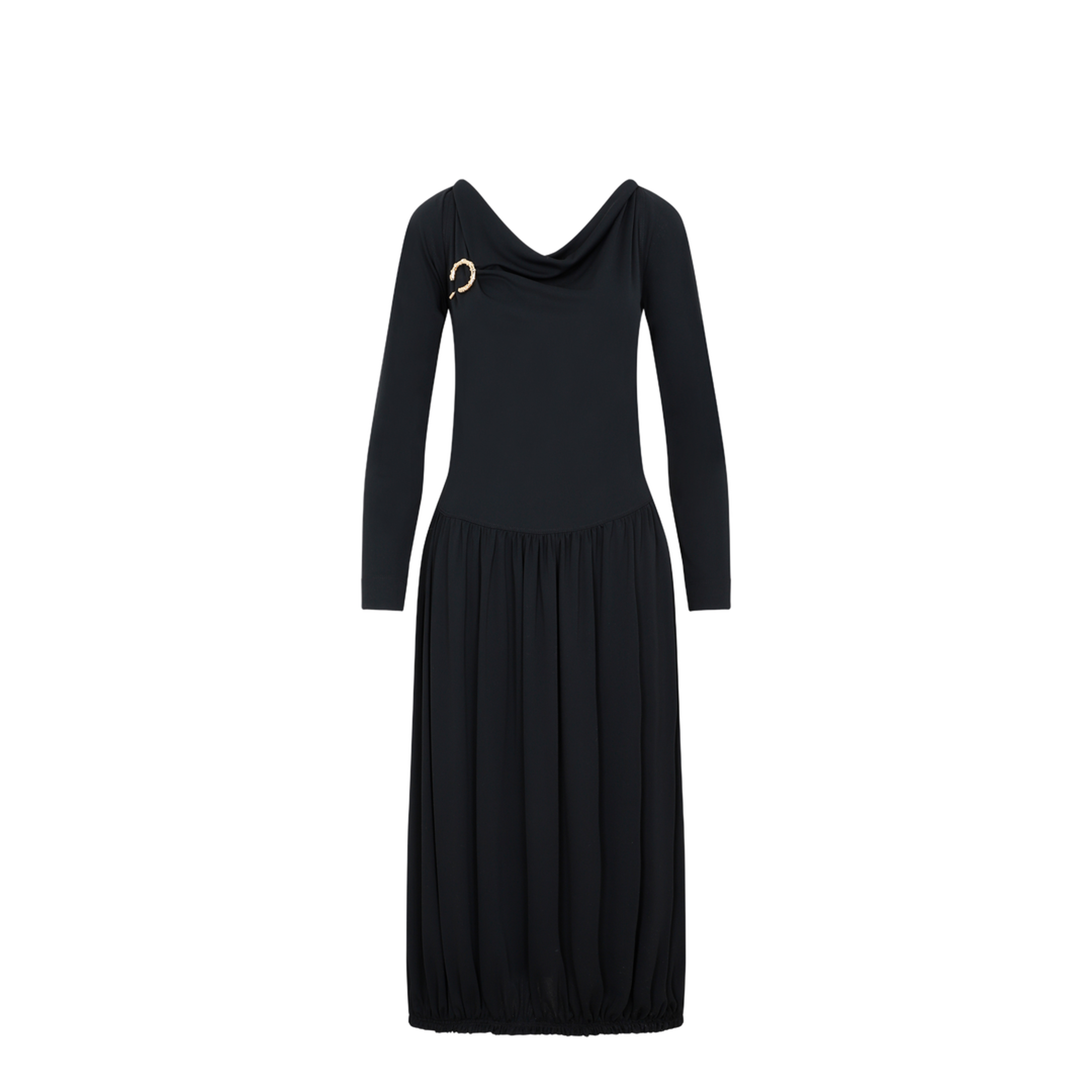 Lanvin Drape Midi D…